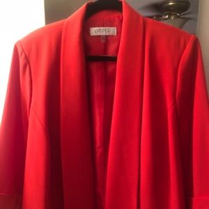 Kasper open front oranger blazer